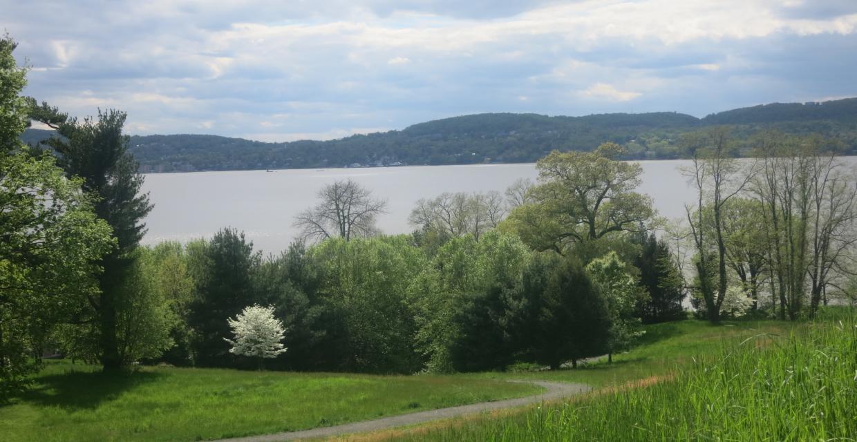 View across the Hudson River from Rockwood Hall - Photo by Daniel Chazin