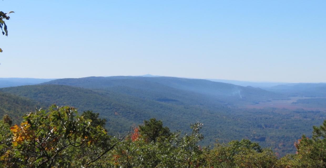 Looking south along the Shawangunk Ridge from the Long Path - Roosa Gap State Forest - Photo credit: Daniela Wagstaff