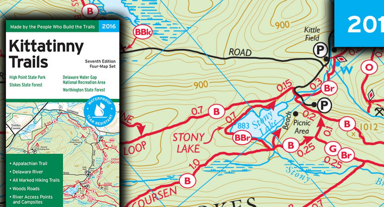 Kittatinny Trails Map Sample