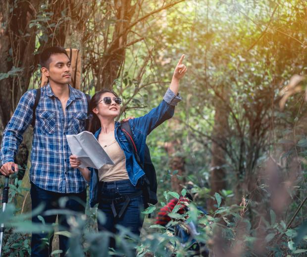 Couple Hiking. Credit: Adobe Stock