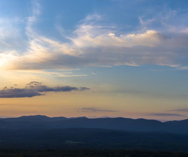 Rondout Valley and Catskill Sunset. Photo by Steve Aaron.