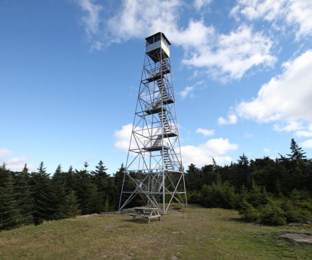 Hunter Mountain Fire Tower. Photo credit - Flickr/ke9tv: Kevin Kenny