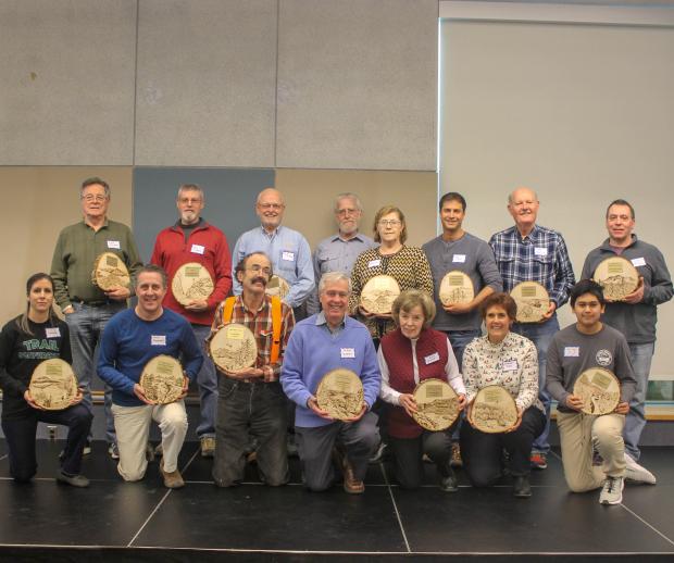 2018 Volunteer Awards Recipients. Photo by Amber Ray.