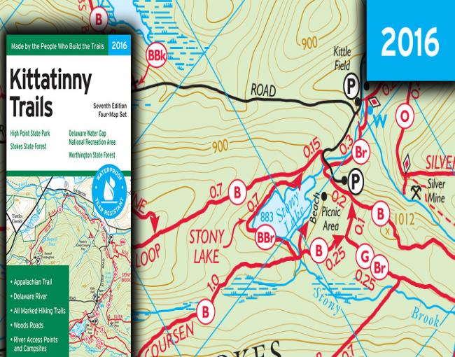 Kittatinny Trails Map Sample