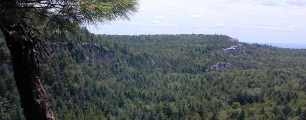 Minnewaska view. Photo by Georgette Weir.