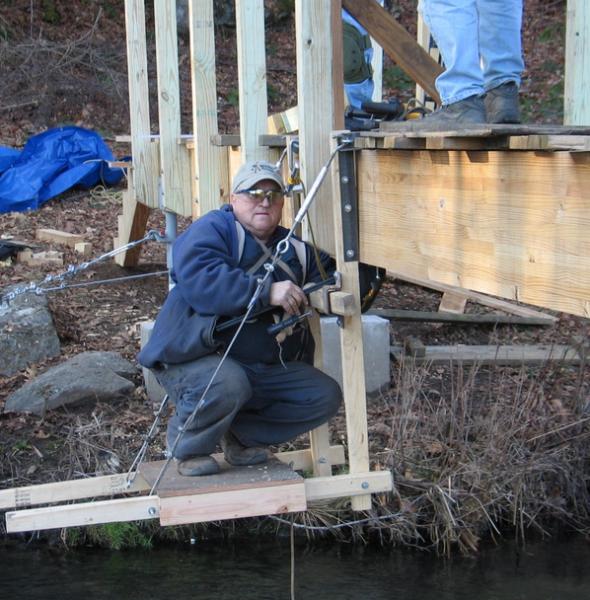 Robert Haas at the A.T.project site