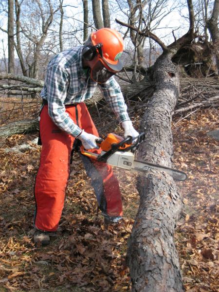 Steve Zubarick in Harriman after Hurricane Irene